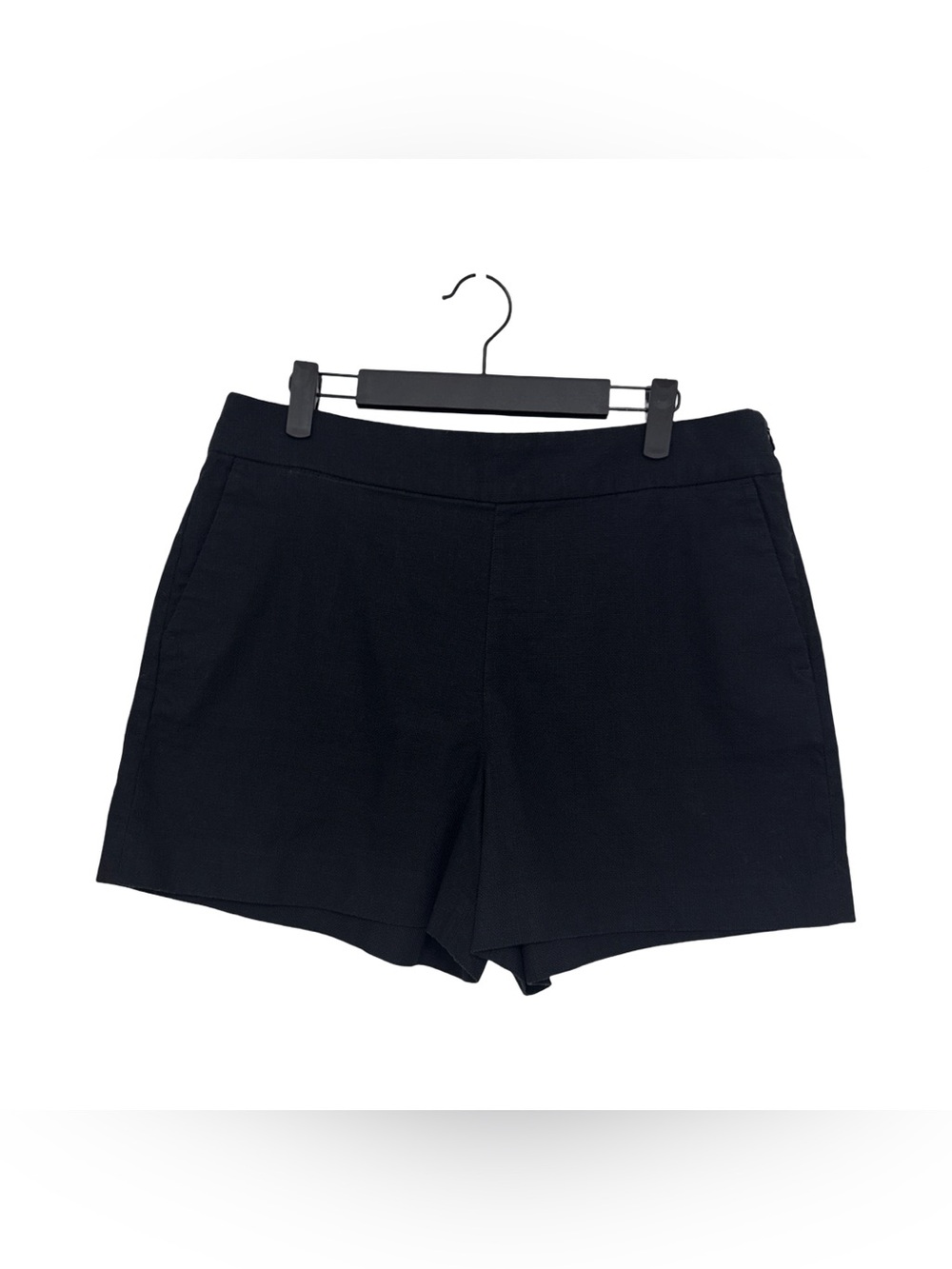 J. Crew Tailored Side Zip Dress Shorts Women’s Black 12